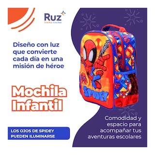 Foto 4 | Mochila Kinder Infantil Marvel Spidey And His Amazing Friends 11 L