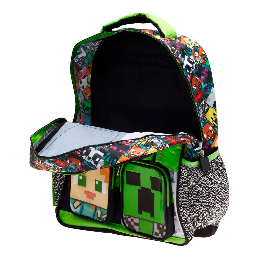 Foto 6 pulgar | Mochila Primaria Infantil Microsoft Minecraft 20 L