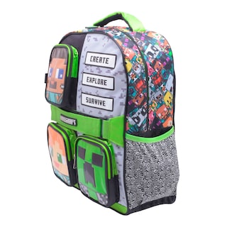 Foto 7 | Mochila Primaria Infantil Microsoft Minecraft 20 L