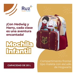 Foto 4 | Mochila Primaria Infantil Warner Bros Harry Potter 20 L