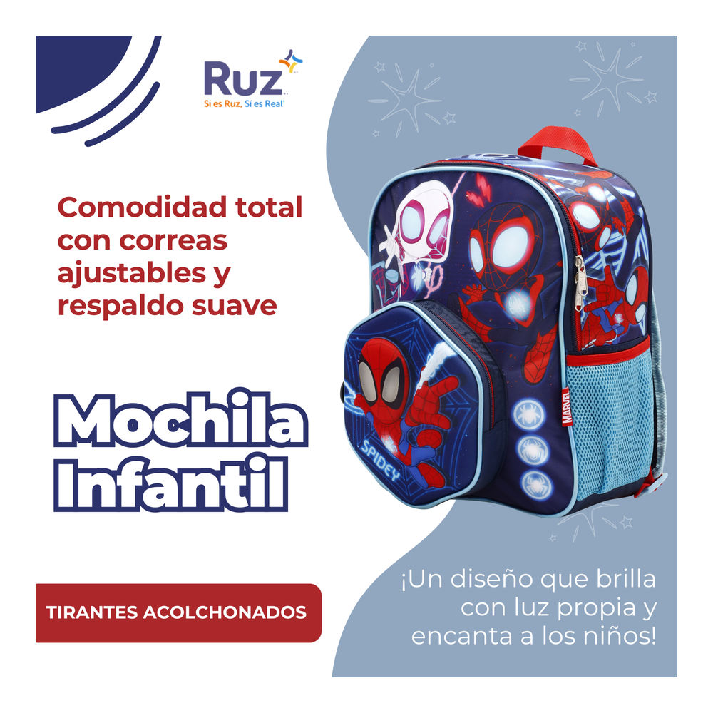 Foto 5 pulgar | Mochila Kinder Infantil Marvel Spidey And His Amazing Friends 11 L