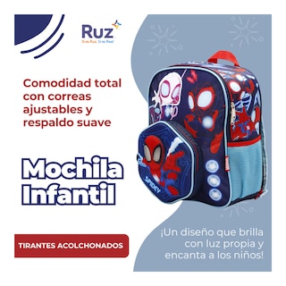 Foto 4 | Mochila Kinder Infantil Marvel Spidey And His Amazing Friends 11 L