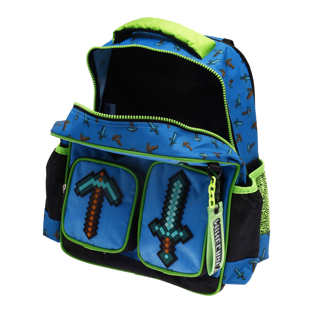 Foto 6 pulgar | Mochila Kinder Infantil Microsoft Minecraft 11 L