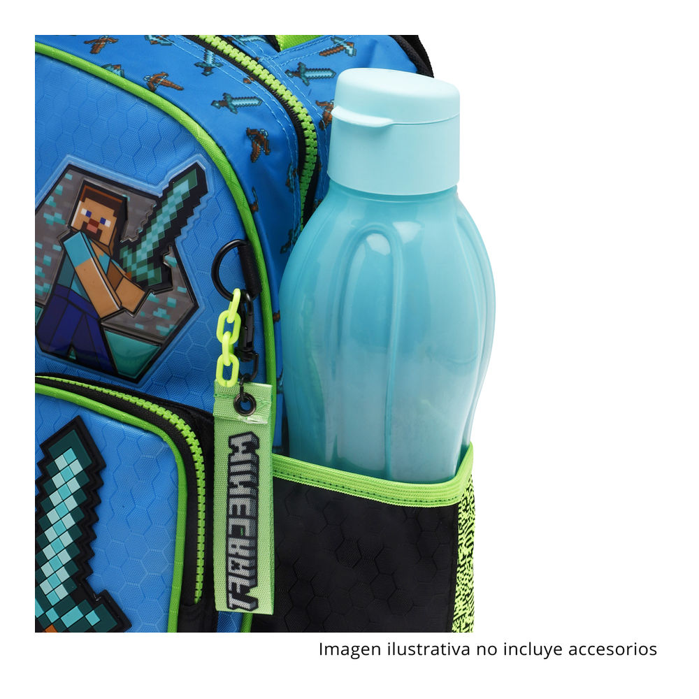 Foto 7 pulgar | Mochila Kinder Infantil Microsoft Minecraft 11 L