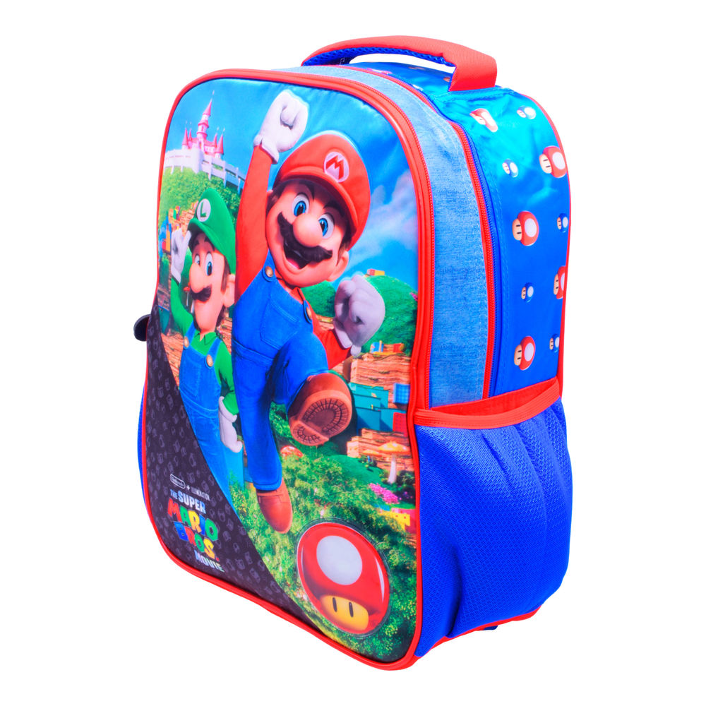 Foto 8 pulgar | Mochila Primaria Infantil Universal The Super Mario Bros Pelicula 20l