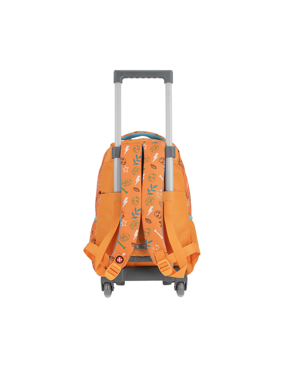 Foto 4 pulgar | Mochila Con Ruedas  Xtrem Lincoln 4xt Trolley Orange Lion