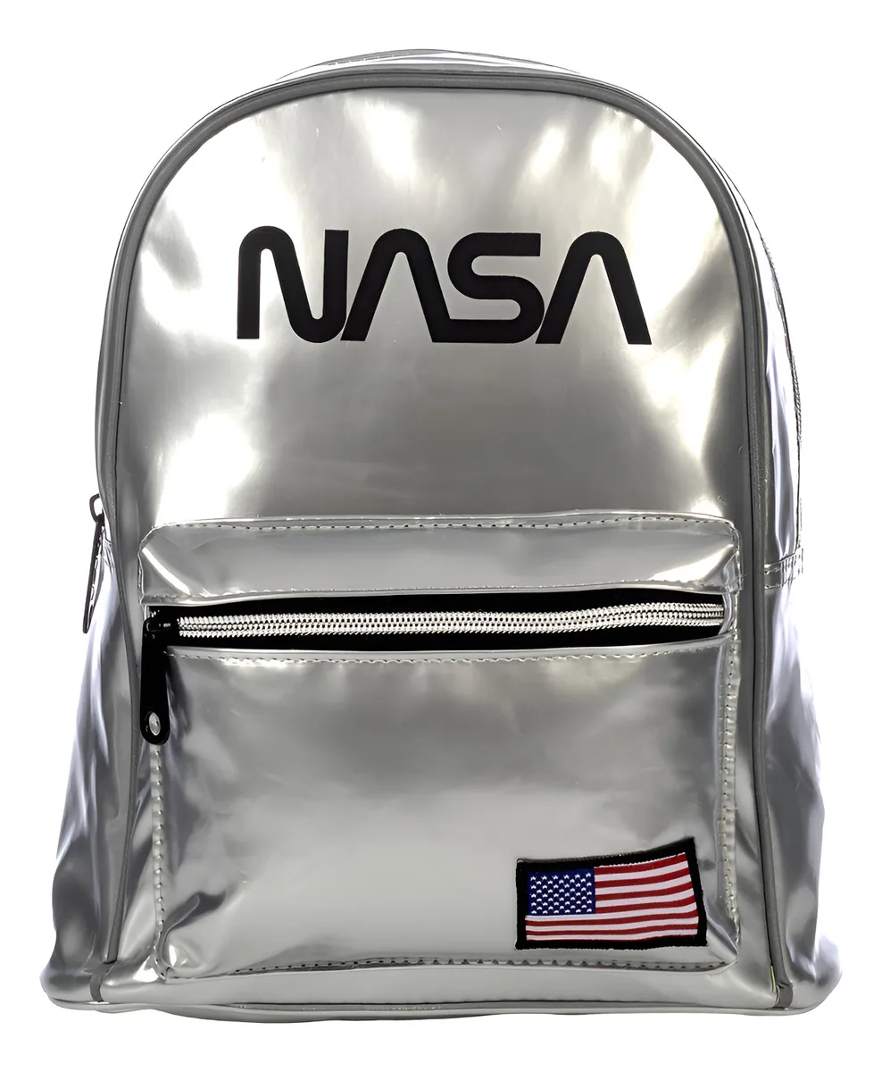 Foto 2 pulgar | Mini Mochila Hardhead Nasa Silver Space Color Plateado Brillante