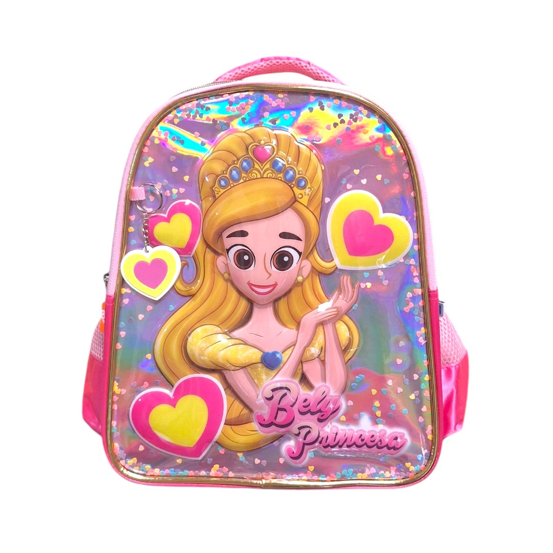 Foto 1 | Fm Mochila Chica Kinder Bely Y Beto Princesa Corazones Be503k35bp