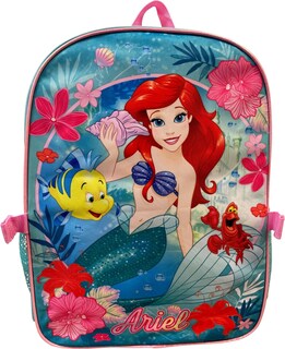 Foto 4 | Mochila Ruz Group Little Mermaid Azul-rosa De 40 Cm Con Fiambrera - Venta Internacional.