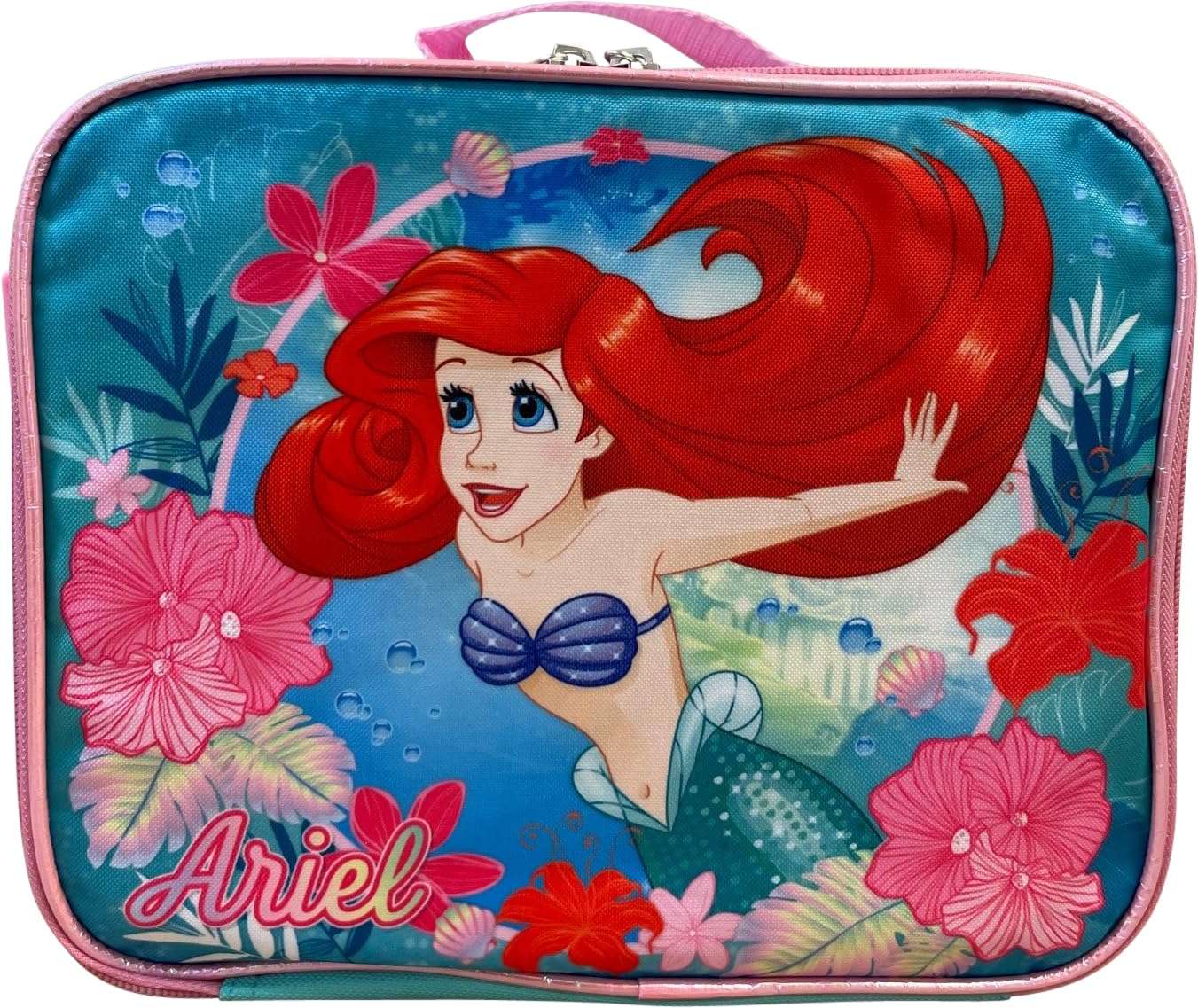 Foto 6 pulgar | Mochila Ruz Group Little Mermaid Azul-rosa De 40 Cm Con Fiambrera - Venta Internacional.