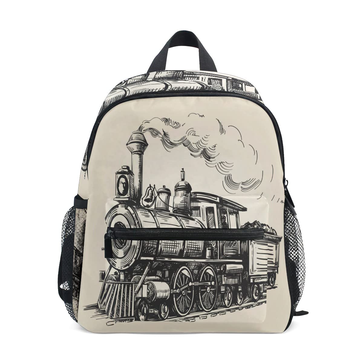 Mochila Auuxva Vintage Steam Locomotive Train Para Niños De 3 A 8 Años  - Venta Internacional.