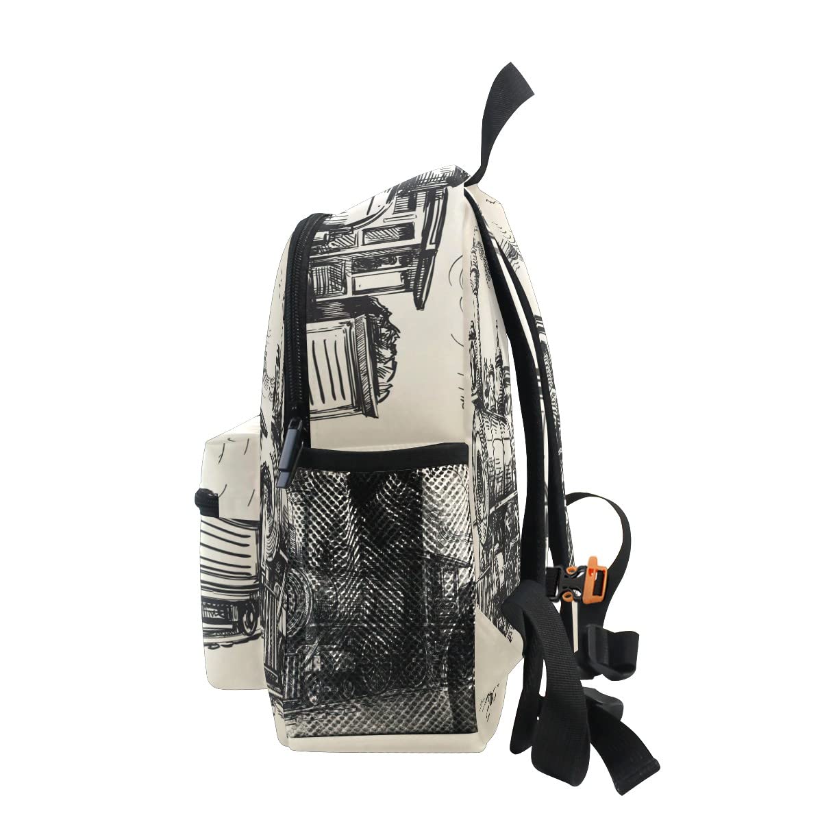 Foto 5 pulgar | Mochila Auuxva Vintage Steam Locomotive Train Para Niños De 3 A 8 Años  - Venta Internacional.