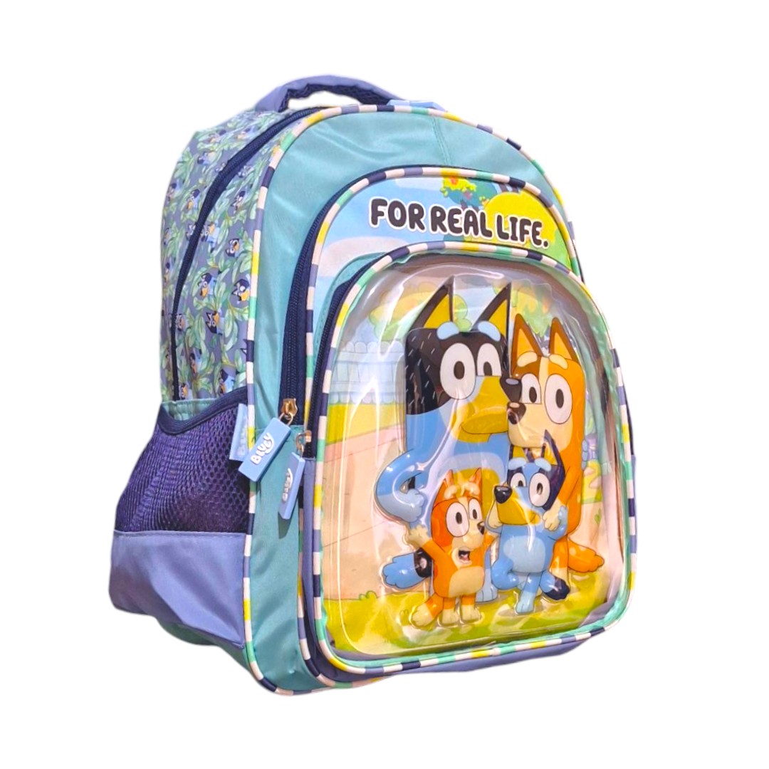 Foto 3 pulgar | Fm Mochila Escolar Bluey For Real Life Bl501a75bp