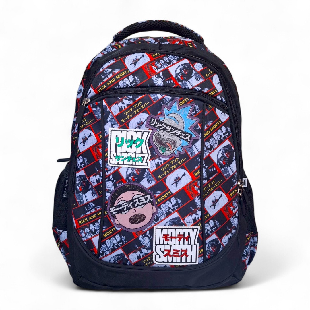 Foto 2 pulgar | Fm Mochila Escolar Rick & Morty Japan Rym Rm502a94cb