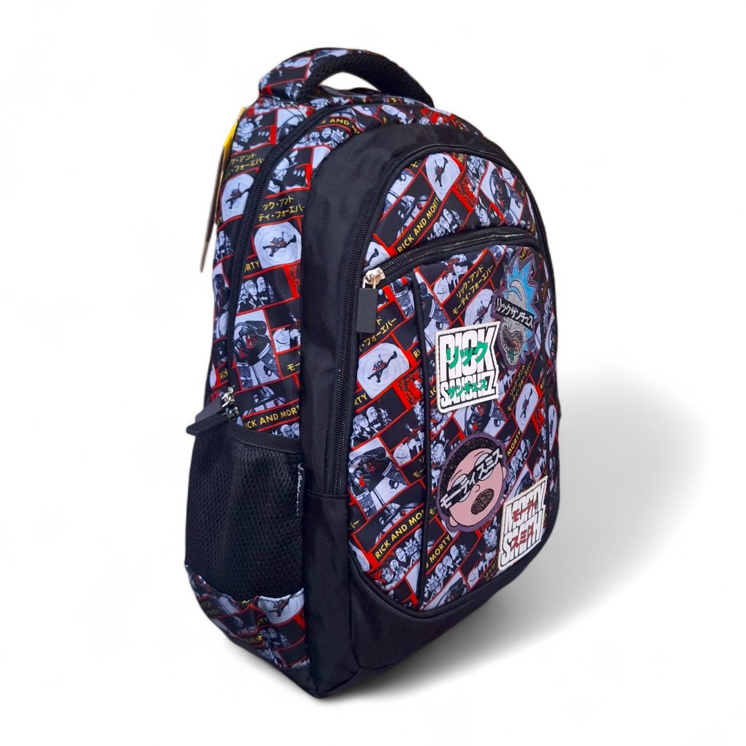 Foto 3 pulgar | Fm Mochila Escolar Rick & Morty Japan Rym Rm502a94cb