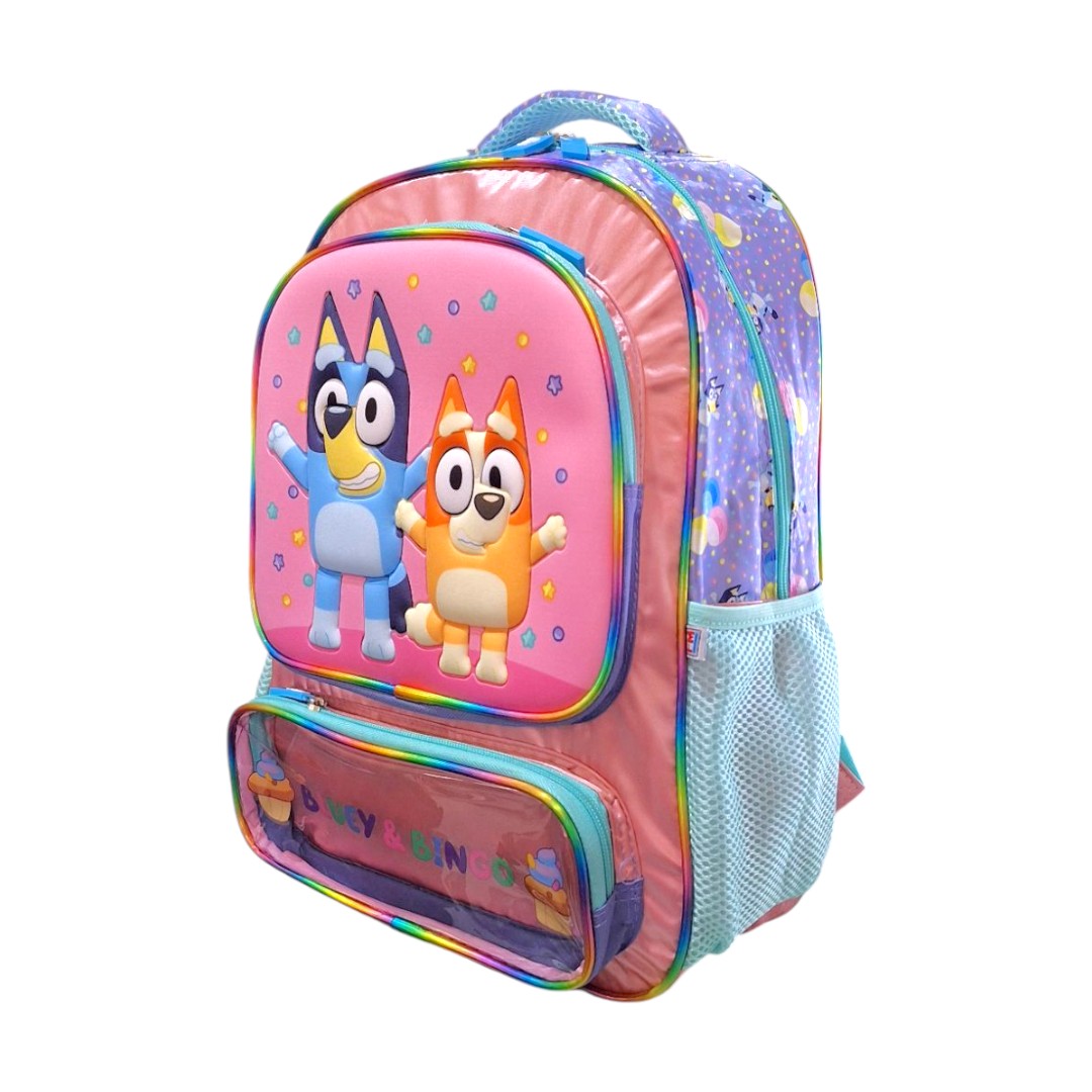 Foto 3 pulgar | Fm Mochila Escolar Bluey Celebration Bl503a04bp