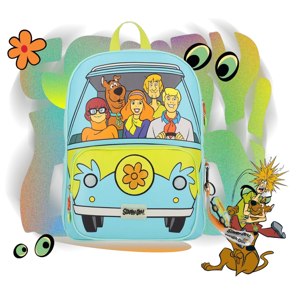 Foto 2 pulgar | Mochila Grande Escolar Scooby Doo Yadatex Sbd003-bp138a