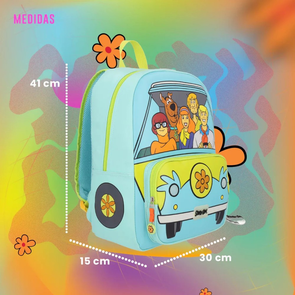Foto 7 pulgar | Mochila Grande Escolar Scooby Doo Yadatex Sbd003-bp138a
