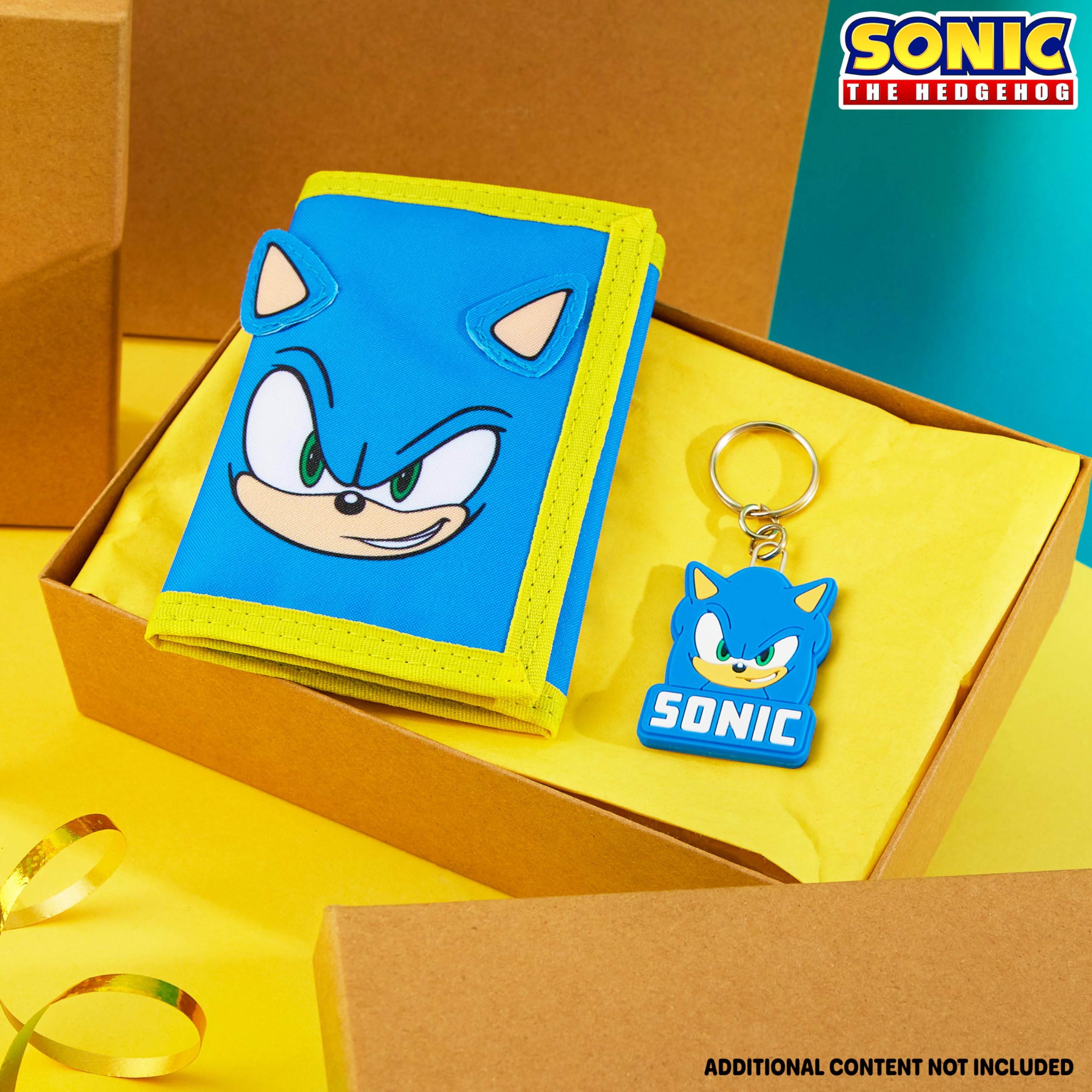 Foto 3 pulgar | Billetera Sonic The Hedgehog Boys Con Llavero Para Niños - Venta Internacional.
