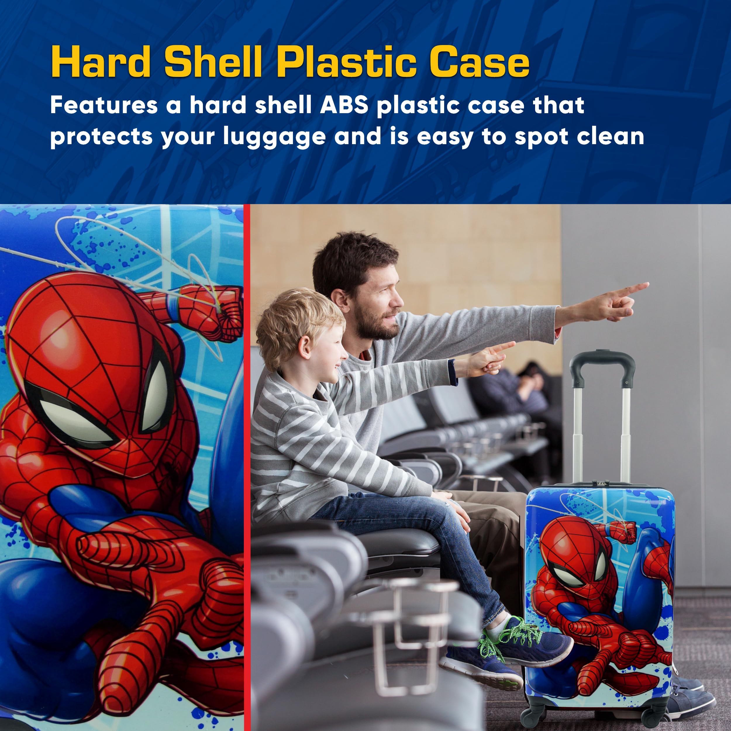Foto 5 pulgar | Luggage Ful Marvel Spider-man Kids Carry On Spinner De 21 Pulgadas - Venta Internacional.