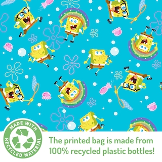 Foto 5 | Bolso De Mano De Peluche Teeturtle Bob Esponja - Venta Internacional.