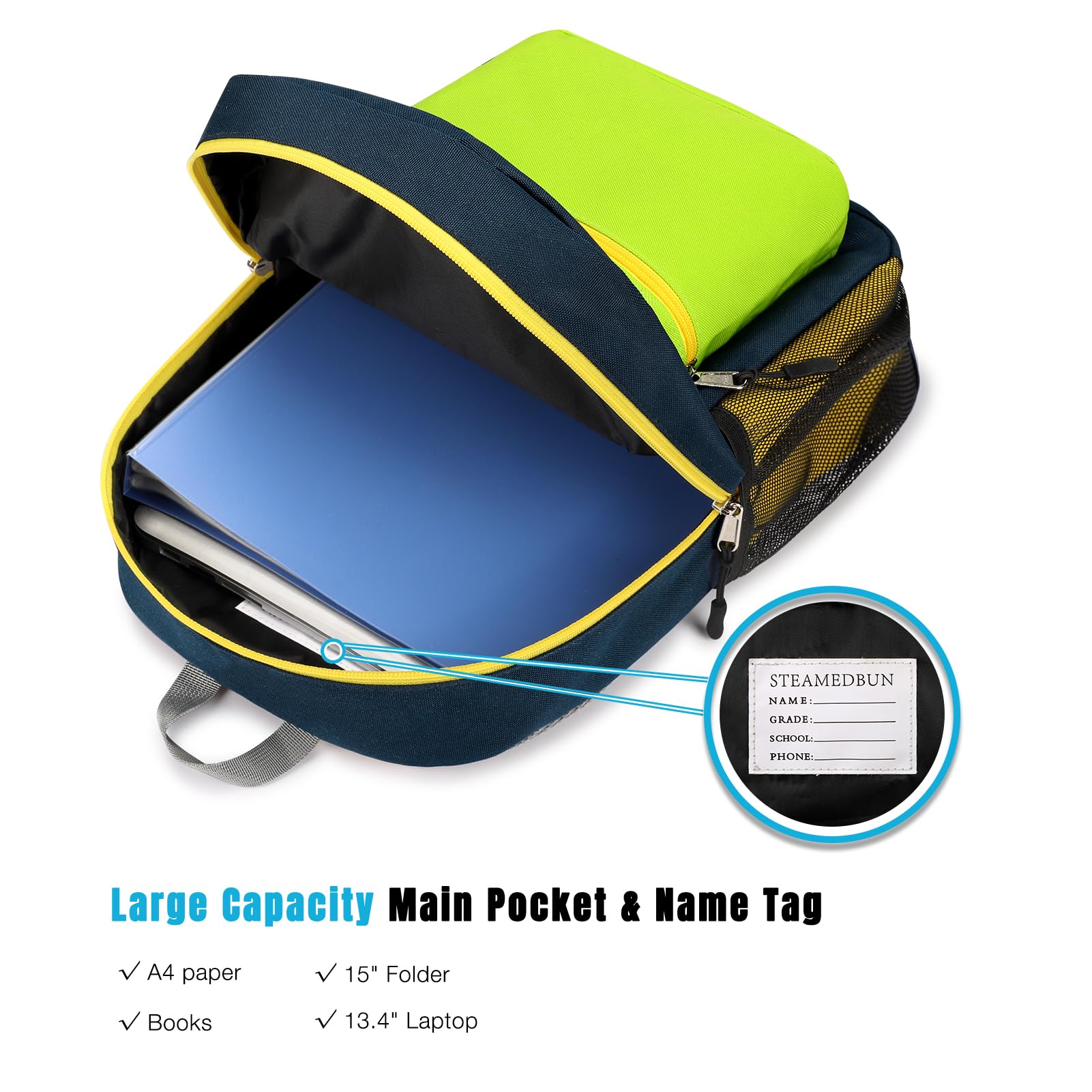 Foto 4 pulgar | Mochila Steamedbun Kids Para Niños De 3 A 6 Años Resistente Al Agua - Venta Internacional.