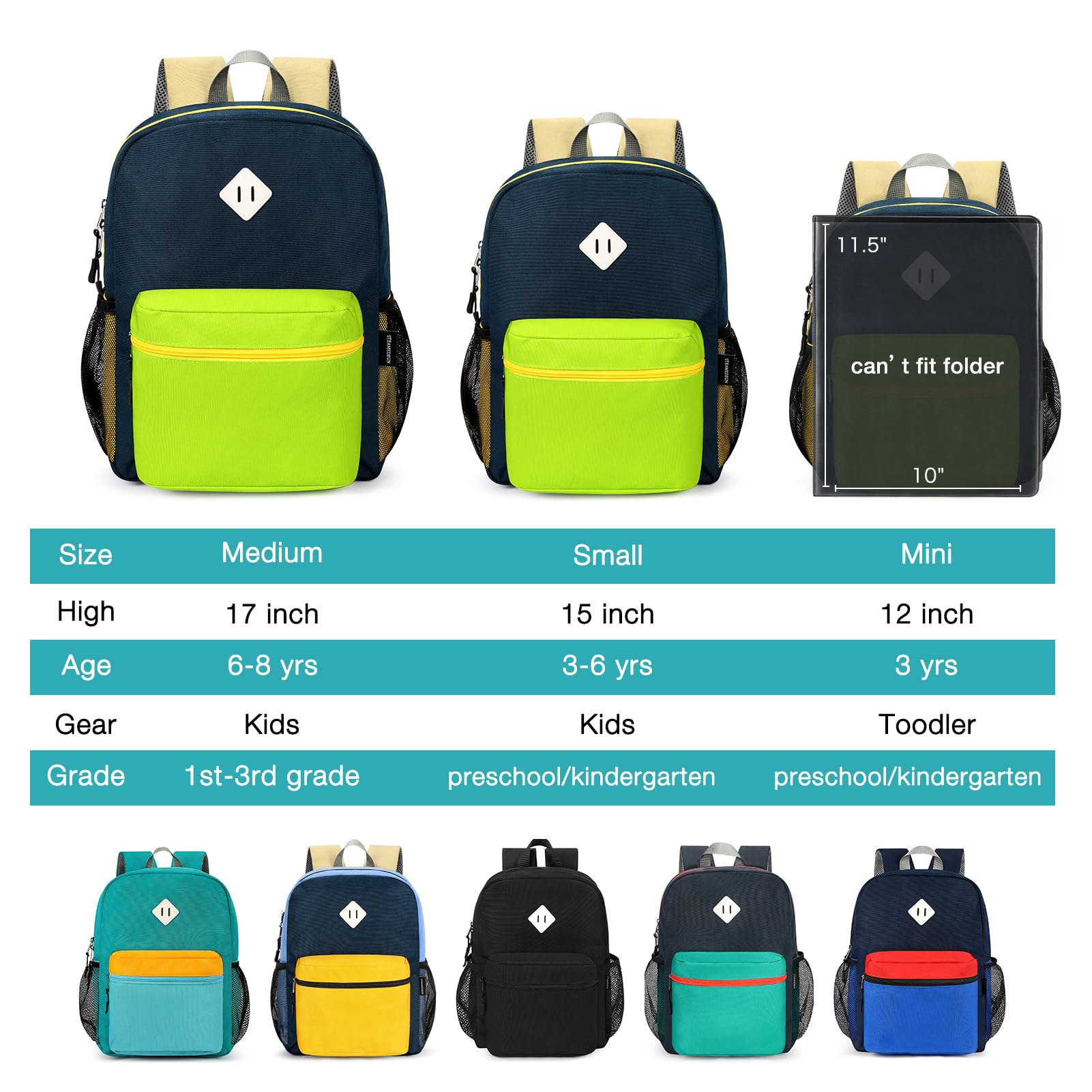 Foto 6 pulgar | Mochila Steamedbun Kids Para Niños De 3 A 6 Años Resistente Al Agua - Venta Internacional.