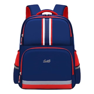 Foto 1 | Mochila De Escolar Primaria Para Niños Y Niñas Gran Capacidad Impermeable Lab.g Azul