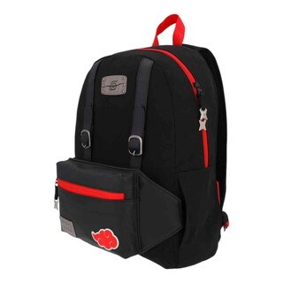 Foto 3 | Mochila Grande Yadatex Naruto Shippuden Negro Con Rojo Nts074-bp388a