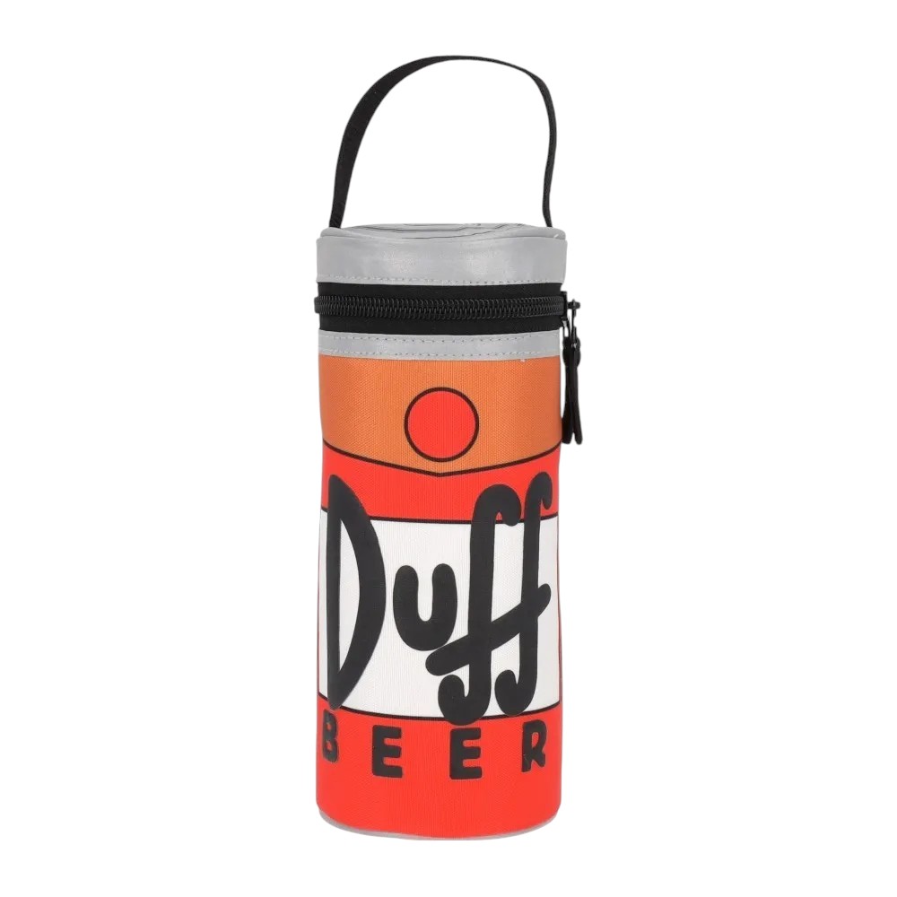 Foto 7 pulgar | Mochila Grande Escolar The Simpsons Duff Y Estuche Sim006-se019a