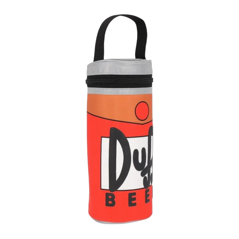 Foto 8 pulgar | Mochila Grande Escolar The Simpsons Duff Y Estuche Sim006-se019a