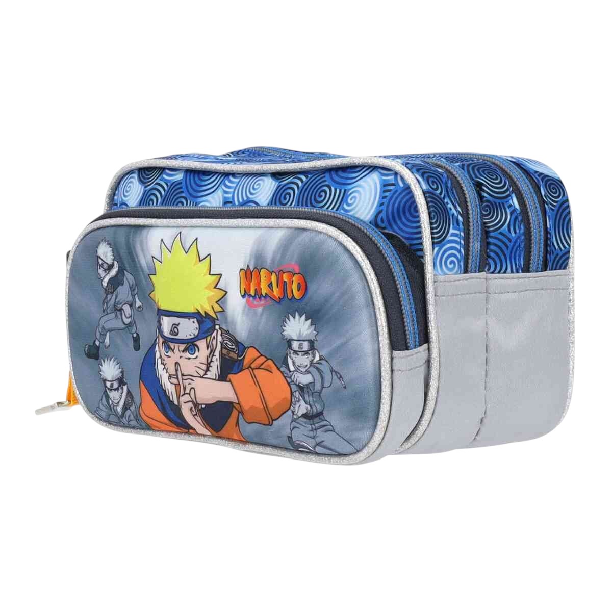 Foto 4 pulgar | Lapicera Estuche Escolar Yadatex Naruto Shippuden Gris Ntc038-pc059a