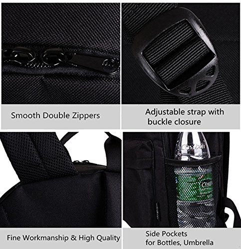Foto 8 pulgar | Mochila Flymei Anime Cartoon Luminous Con Portátil Usb De 17 Pulgadas - Venta Internacional.