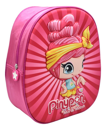 Foto 2 | Mini Backpack Pinypon Mix And Match 3d Rosa 15952 Famosa