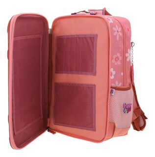 Foto 3 | Mochila Happy Girl Brazil Paris Egypt Estampado 3d Con Porta Tablet Rosa Primaria Hg66459 Chenson