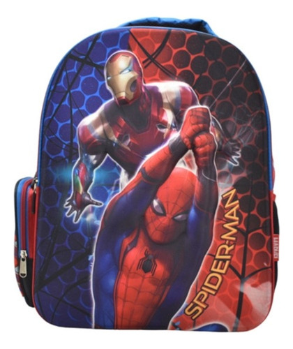 Mochila Marvel Spider Man Personajes 2 Estampado 3d  Multicolor Primaria 125731 Ruz
