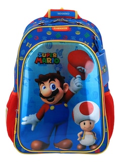 Foto 1 | Mochila Super Mario Toad Y Mario Metalizado Primaria Chenson
