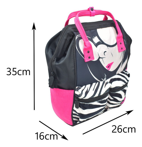 Foto 2 | Mochila Disney Los Increibles Edna Mode Peluche Kinder Atm