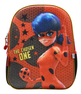 Foto 1 | Mochila Miraculous The Chosen One 3d Kinder Negra Fotorama