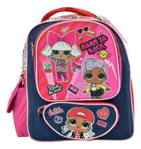 Mochila Lol Surprise Rock Relieve Kinder Original Ruz