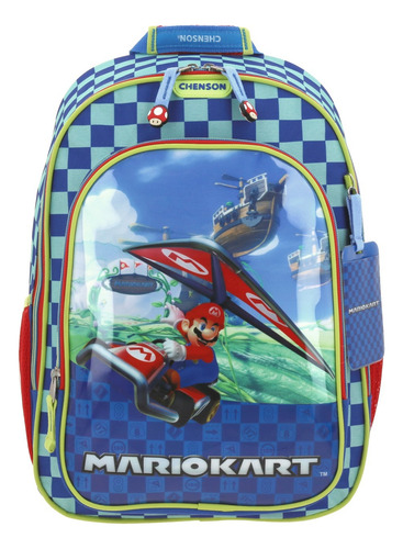 Mochila Mariokart Mario Glider Estampado Mb66135 Primaria Chenson