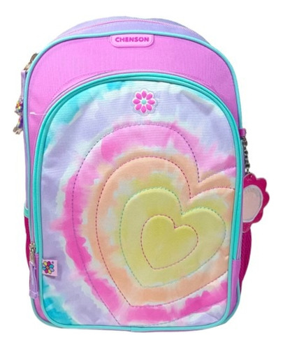 Foto 2 pulgar | Mochila Happy Girl Corazon Estamado Rosa Primaria Chenson