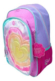 Foto 3 | Mochila Happy Girl Corazon Estamado Rosa Primaria Chenson