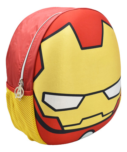 Foto 3 pulgar | Mochila Avengers Iron Man Casco Estampado Rojo Kinder 164817 Ruz