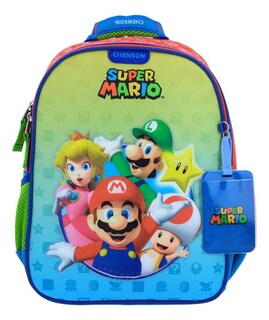 Foto 1 | Mochila 3d Super Mario 5 Personajes Mb66458 Kinder Chenson