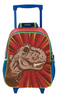 Foto 1 | Mochila Con Ruedas Dino Land T Rex 3d Estampado Roja Co66062 Kinder Chenson