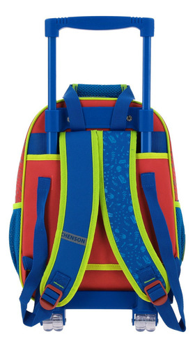 Foto 4 pulgar | Mochila Con Ruedas Dino Land T Rex 3d Estampado Roja Co66062 Kinder Chenson