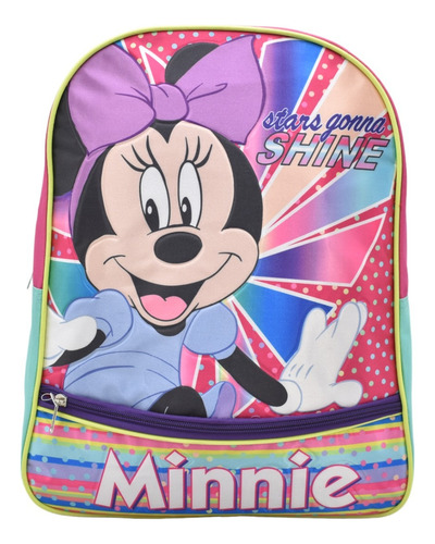 Foto 2 pulgar | Mochila Minnie Mouse Stars Gonna Shine Estampado Rosa 159071 Primaria Ruz