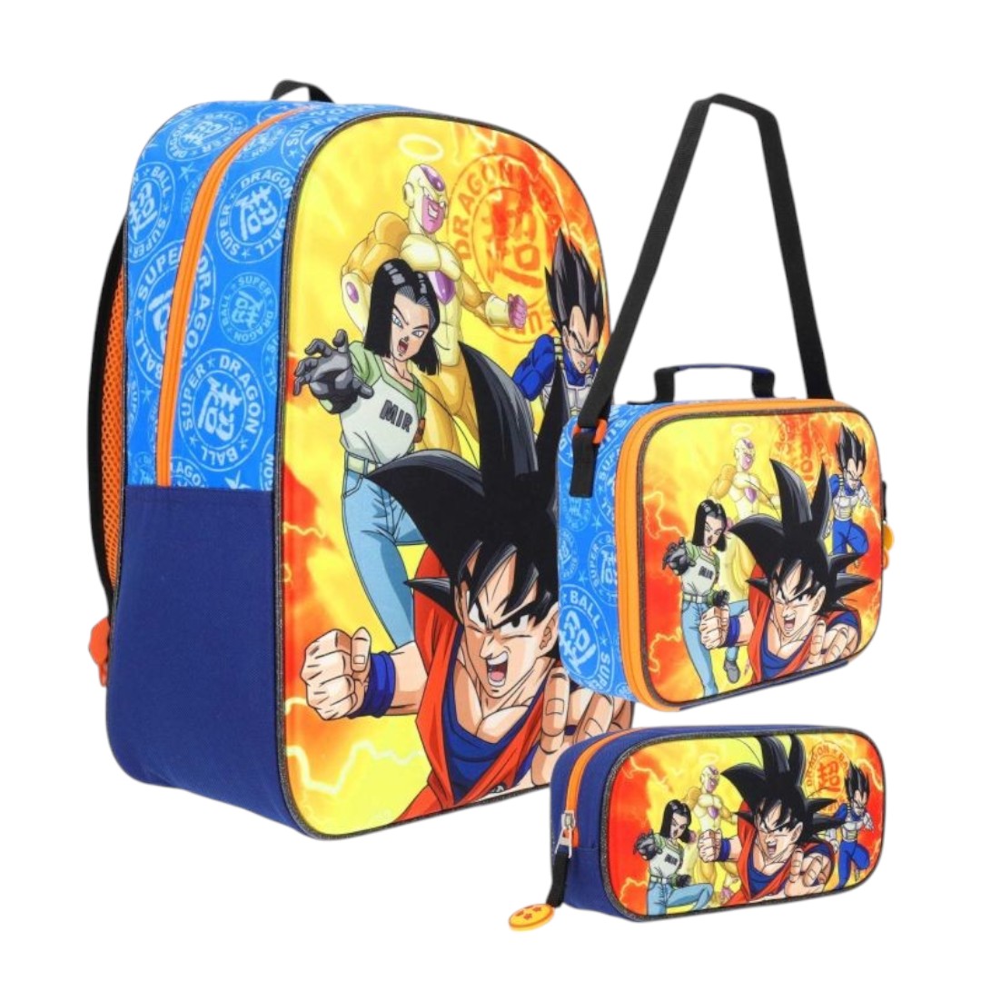 Foto 2 pulgar | Set Mochila, Lapicera Y Lonchera Grande Yadatex Dragon Ball S Dbs129-se006a