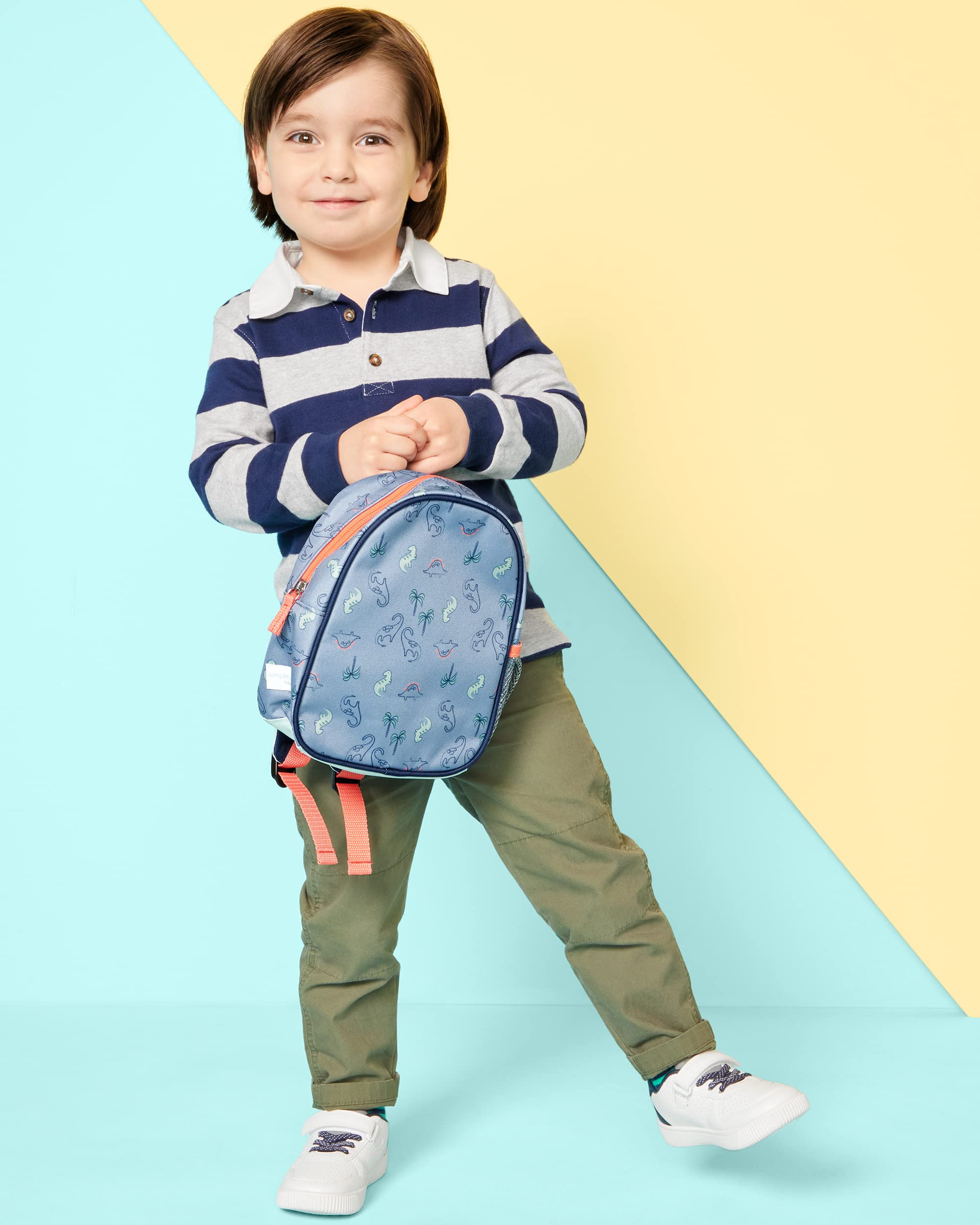 Foto 6 pulgar | Minimochila Simple Joys De Carter's Blue Dinosaur - Venta Internacional.